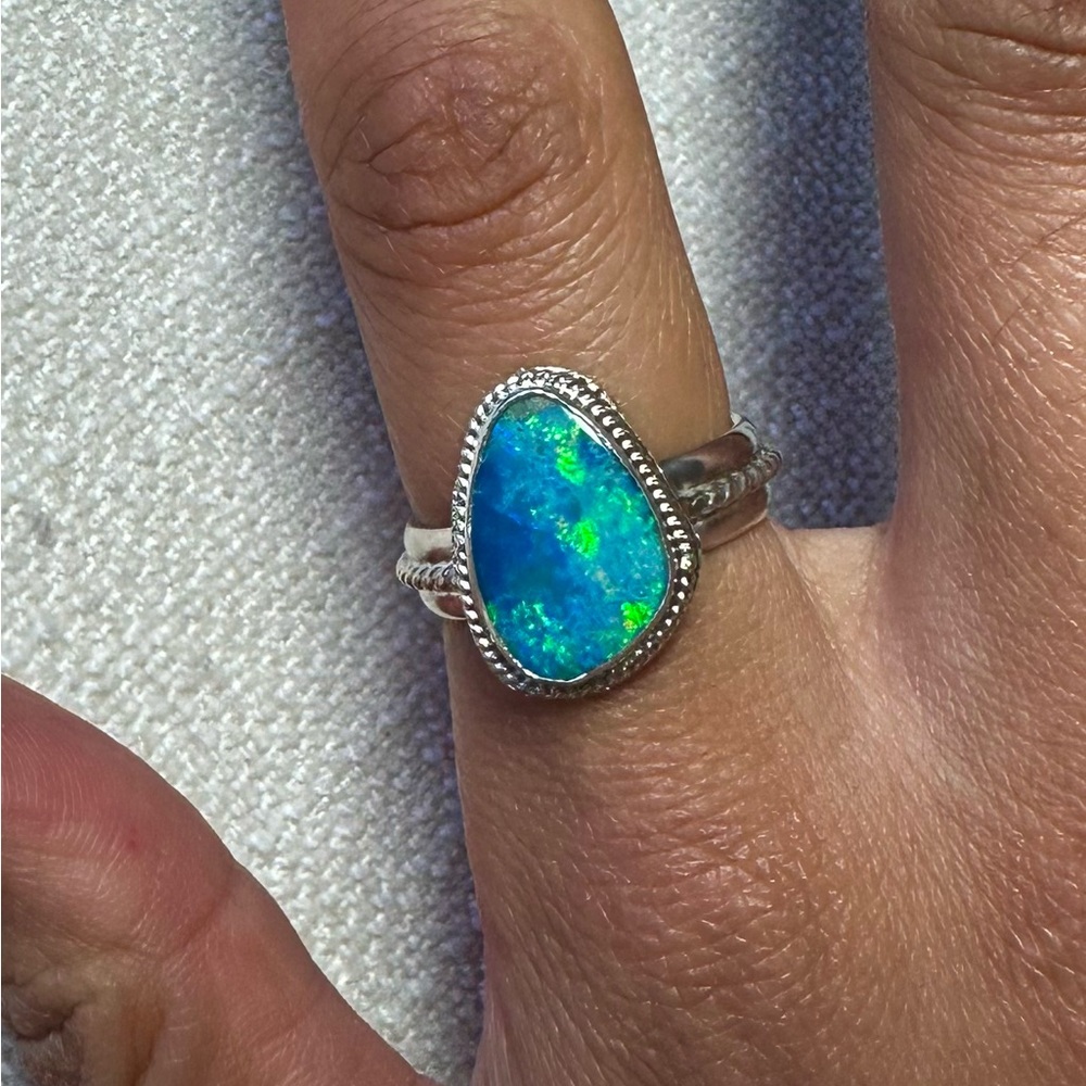 Opal ring - Picture 2 of 6